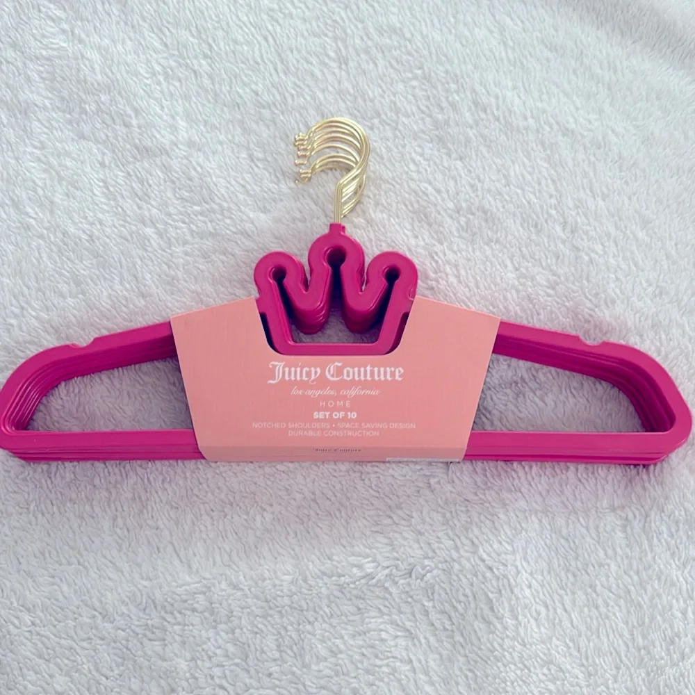 Juicy Couture Pink Hangers Set